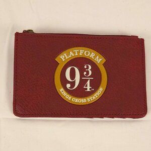 Harry Potter Platform 9 3/4 Burgundy Zip Wallet